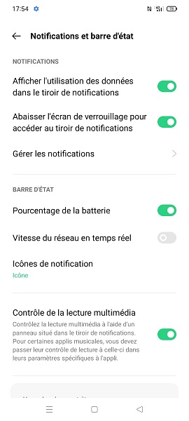 Comment afficher le pourcentage de batterie sur votre Oppo ?