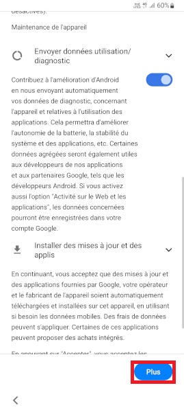 Ajouter un compte Google