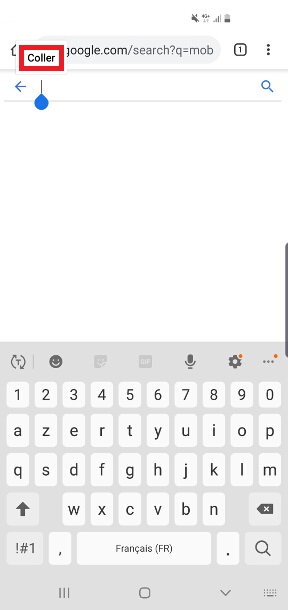 Copier un texte sur Android