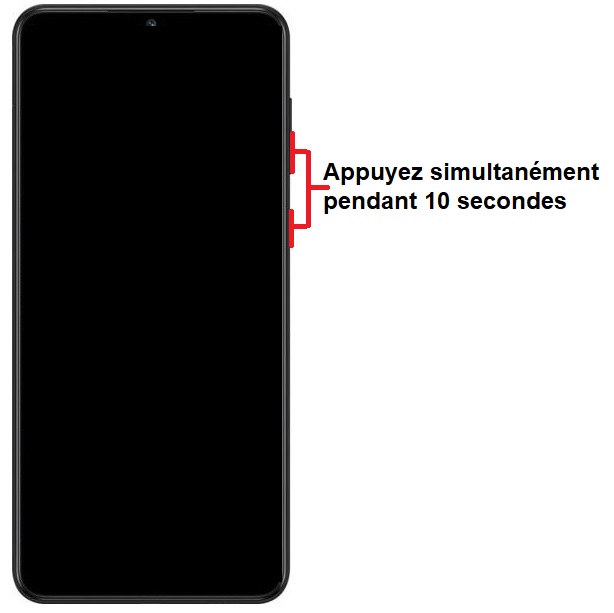 Forcer l'arrêt si le Samsung Galaxy A02 est bloqué