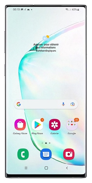 Comment allumer le Samsung Note 10 ?