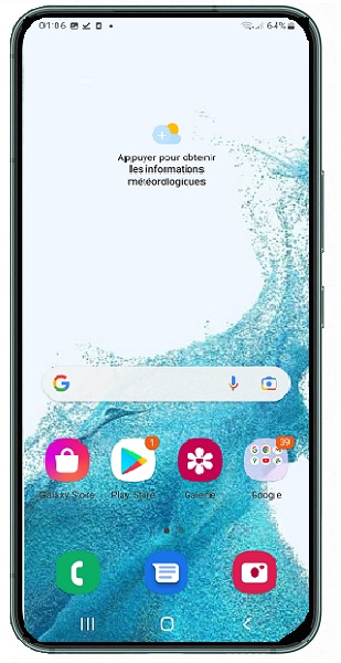 Comment allumer le Samsung Galaxy S22 ?