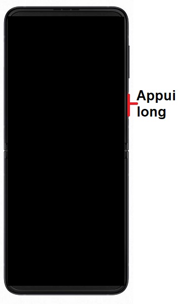 Comment allumer le Samsung Z Flip 3 ?