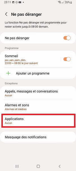 Le mode Ne pas déranger laisse quand même passer des appels