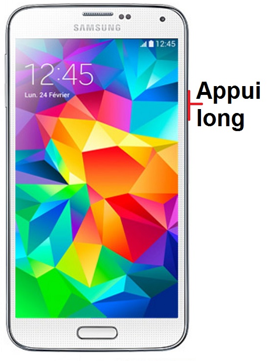 Comment éteindre le Samsung Galaxy S5 ?