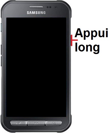 Comment allumer le Samsung Xcover 3 ?