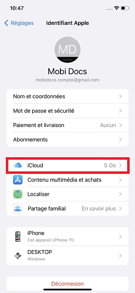 Comment sauvegarder son iPhone avec iCloud ?