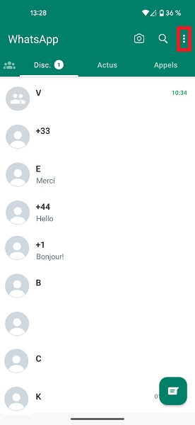 Sauvegarder WhatsApp sur Google Drive (Android)