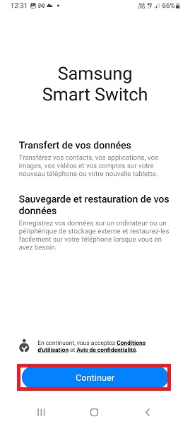 Connecter les deux téléphones entre eux