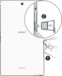 Insérer la carte SIM dans le Sony Xperia Z3