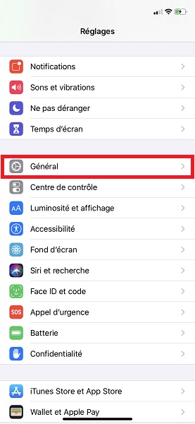Effacer le contenu et réglages