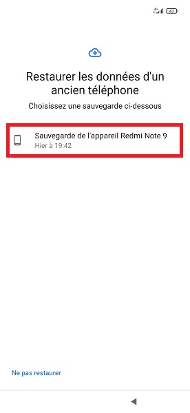 Comment restaurer vos données Xiaomi sur le Google Drive ?