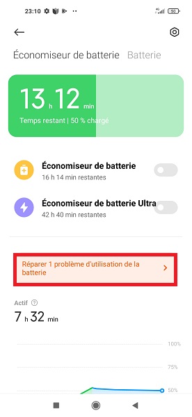 Résoudre les problèmes de batterie et suggestion d’autonomie.