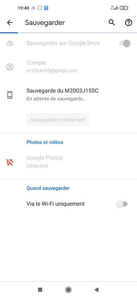 Comment sauvegarder votre Xiaomi sur le Google Drive ?
