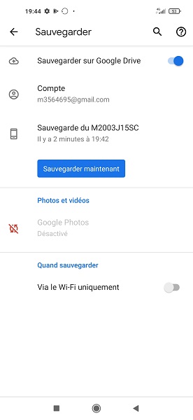 Comment sauvegarder votre Xiaomi sur le Google Drive ?