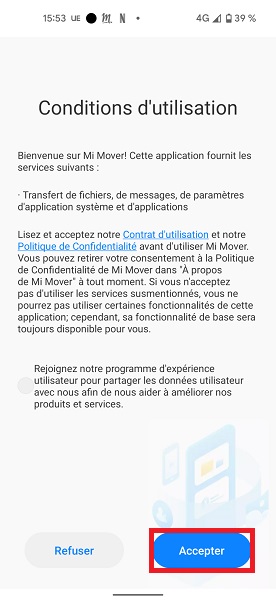 Suivre et finaliser le transfert