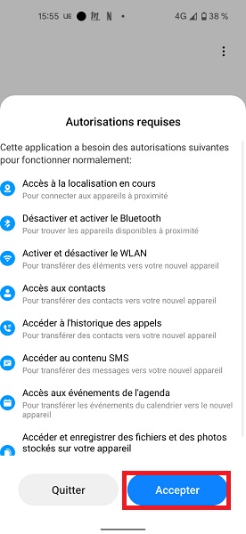 Suivre et finaliser le transfert
