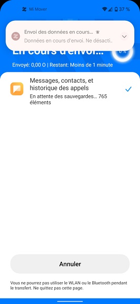 Que faire si le transfert ne démarre pas ou est très lent