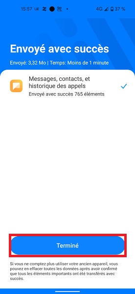 Que faire si le transfert ne démarre pas ou est très lent