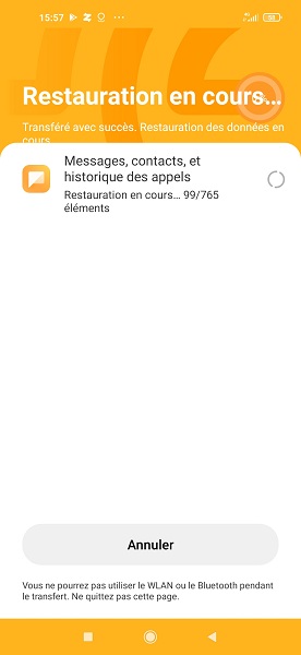 Que faire si le transfert ne démarre pas ou est très lent