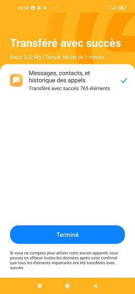 Que faire si le transfert ne démarre pas ou est très lent