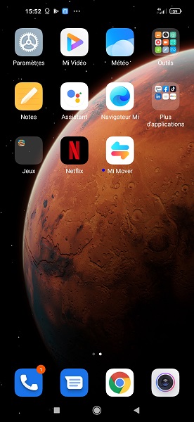 Connecter les deux smartphones