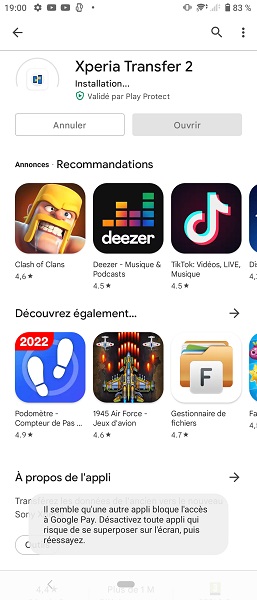 Connecter les deux smartphones en sans fil