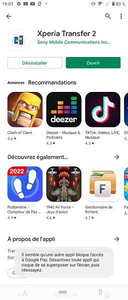 Connecter les deux smartphones en sans fil