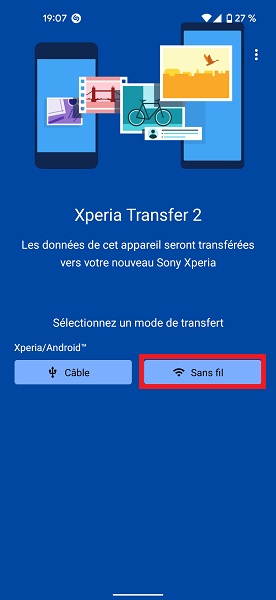 Transférer depuis un iPhone via iCloud